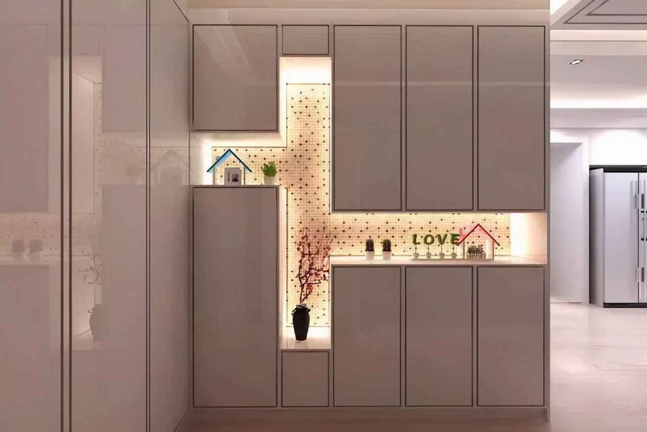 家装|80款入户鞋柜设计方案，人家这样装，太亮眼了