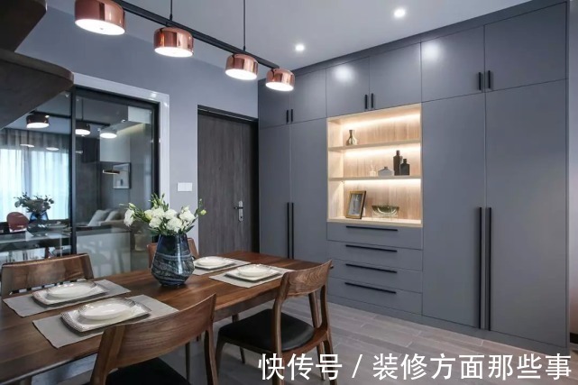 三居室|112平现代轻奢风三居室,一家四口人居住的质感之家