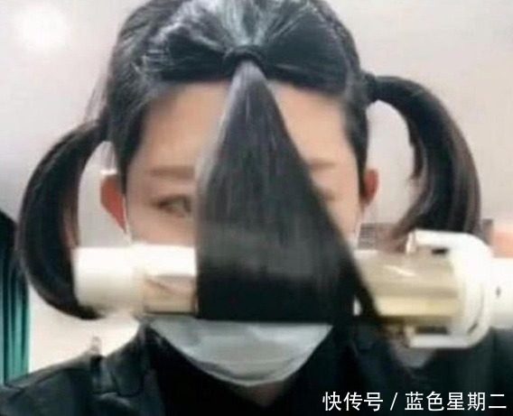 理发店|奇闻:萌妹自创二次元发型,当发型做完后,网友:可以开理发店了