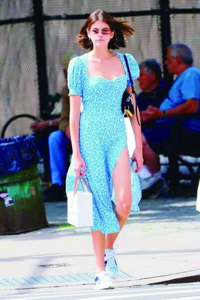 上半身|印花裙，让女人绚烂如夏花