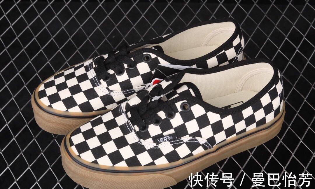 vans Vans Authentic 黑白棋盘格休闲板鞋