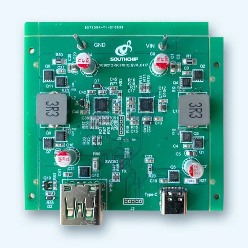 无线充电|南芯推出 A+C 双口快充协议控制芯片，支持 PD3.1