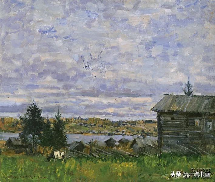 美术学院#阿巴库莫夫:被誉为俄罗斯的金笔,其画笔下都是净化的世界