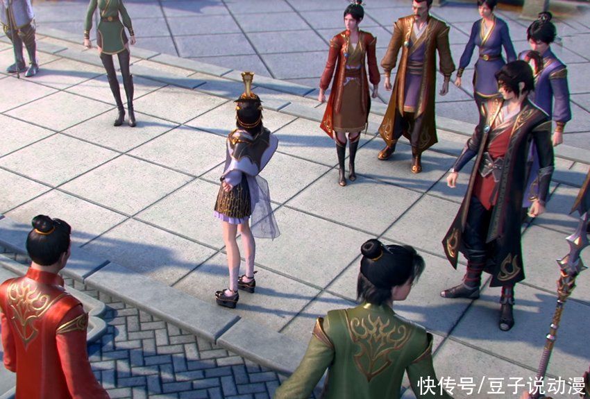 斗破苍穹：小公主夭月登场，小萝莉穿白丝很有味道，却遭萧炎打脸