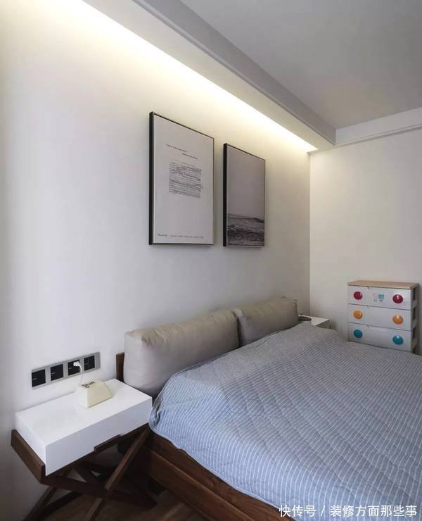 洗手台|118平简约装修 电视墙做隐形收纳真聪明!