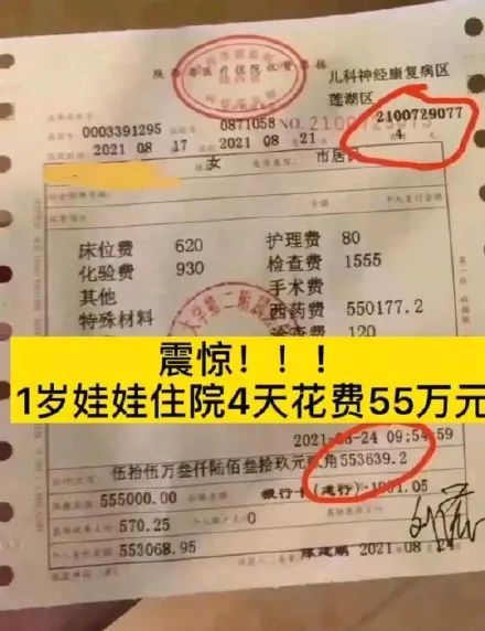 诺西那生钠注射液|“震惊！1岁娃娃住院4天花费55万？”家长却说：别炒作了……