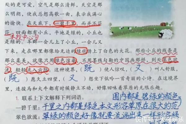 教科书|六年级学霸的预习笔记真惊艳,书写堪比“教科书”,老师羡慕不已