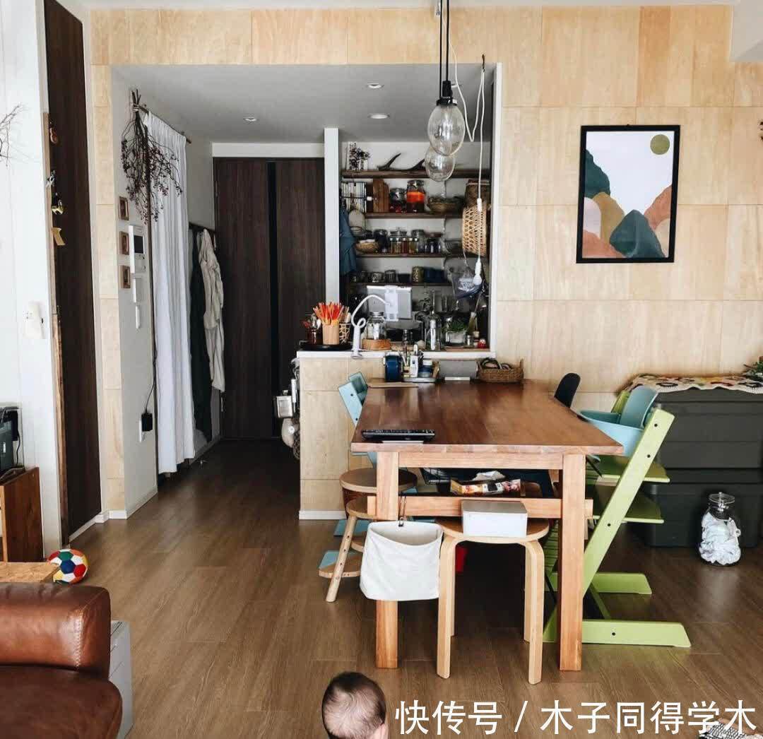 户型|32岁的日本太太,48㎡房子住出大户型的感觉,收纳都在墙上解决
