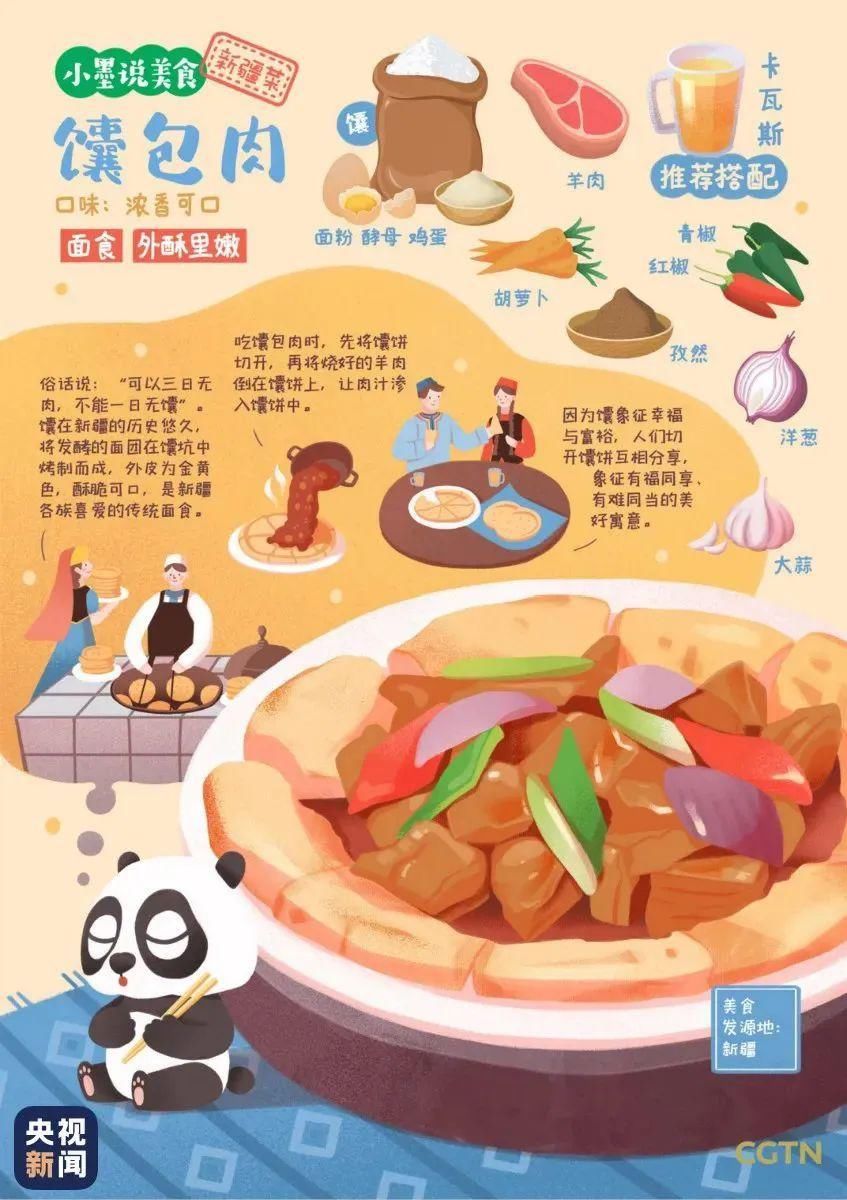 新疆|来自央妈的新疆美食图鉴！速来保存！