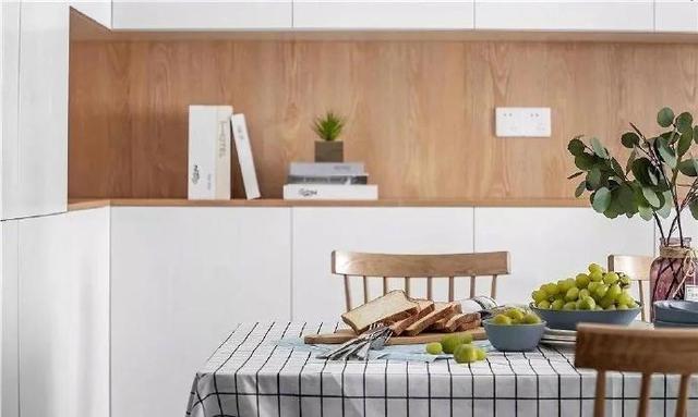 全屋|90平新房,全屋不吊顶,照样好看,柜子从玄关做到客厅,收纳超强