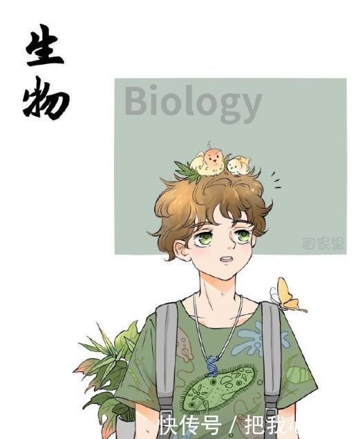 学科|学科化身二次元形象，生物是可爱系正太，语文是泪痣小哥哥