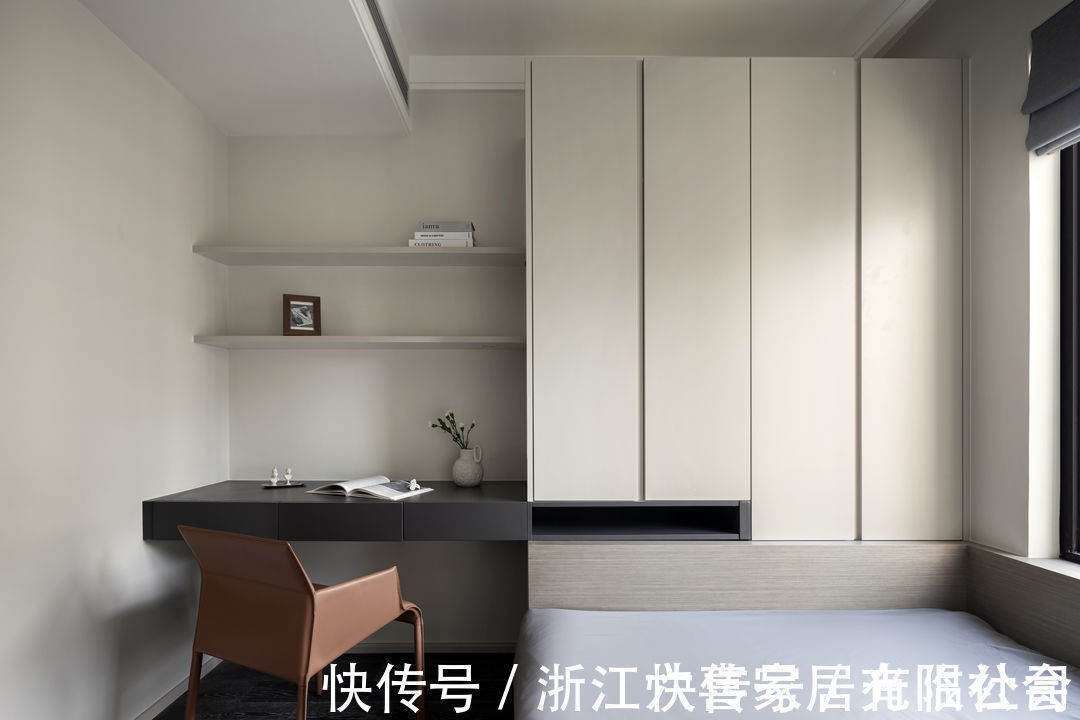 书房|精装房改造90㎡的自然品质的物质家园丨少即是多,简洁其实也等于充满细节