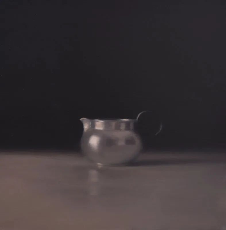 孤独感#柔和的光影和质感,她的静物画散发着一种孤独感!