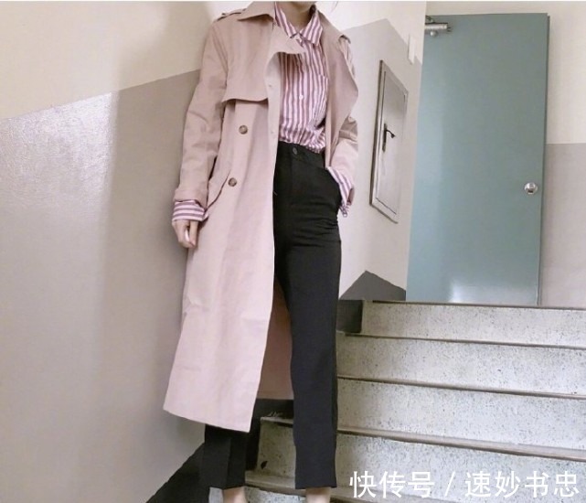 简约 风衣,我喜欢这样穿!简约精致又贼拉风,上街后非常吸睛!