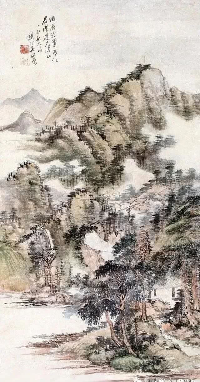 吴镜汀|这位画家，不仅是启功老师，齐白石也收藏他的画