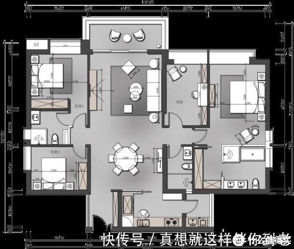 客厅|他家190㎡,坚持拆掉一面墙,装修后,满屋子的高级感,藏不住了