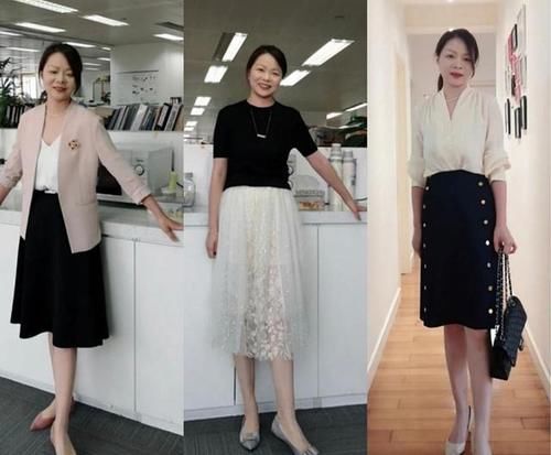 西装裤|30、40岁的女人想摆脱职场土气感，要牢记“上下”法则，简单实用