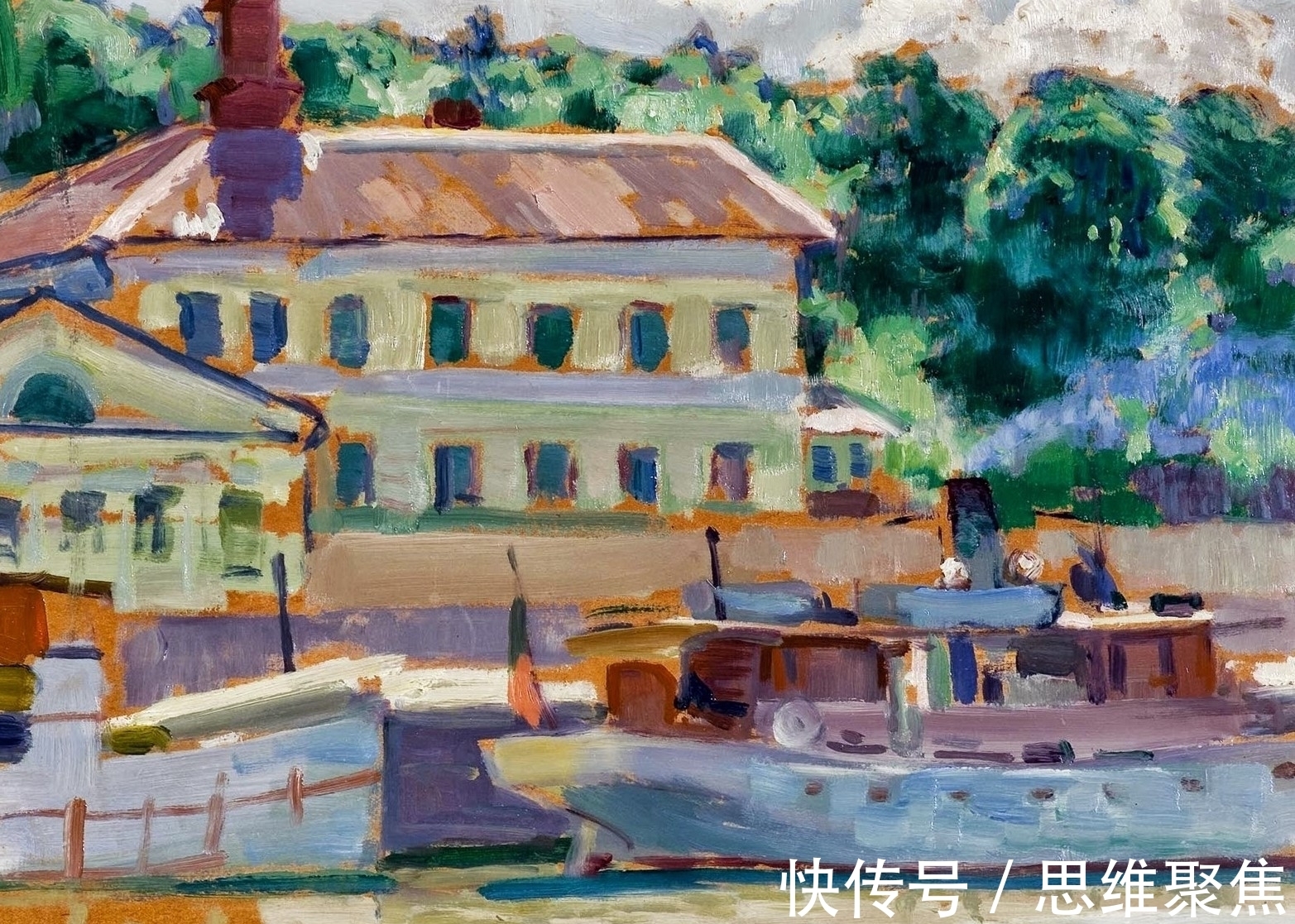 桑特里#笔意未尽的挥洒,印象派画家桑特里的绘画作品