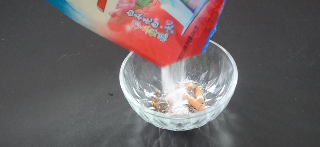 烟头加洗衣粉用水泡一下, 没想到还有这个作用, 看完你会感谢我的