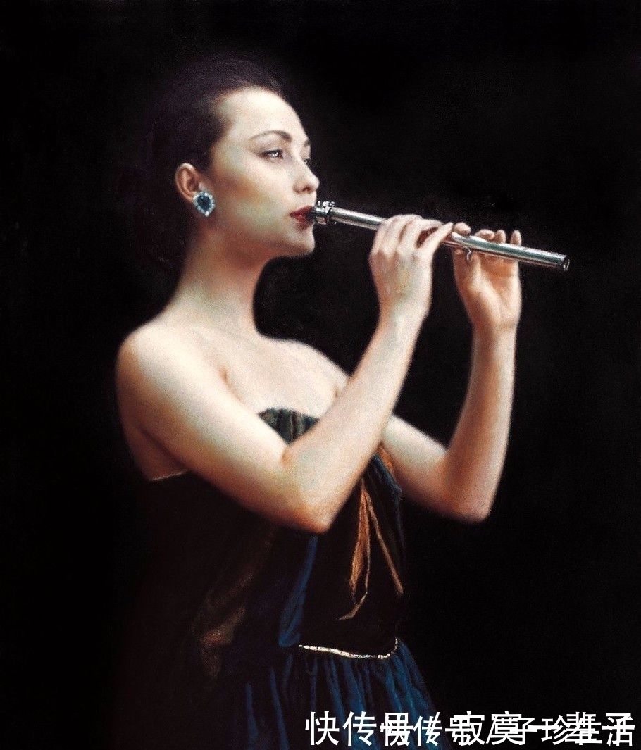 陈逸飞$也只有他的油画,能将传统东方女性的美表现得淋漓尽致
