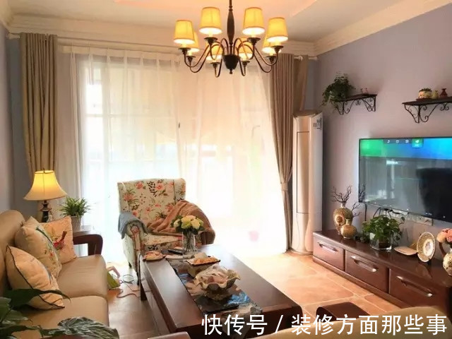 现代风|106平现代风三居室,横木吊顶的走廊将休闲的乡村风味带到室内