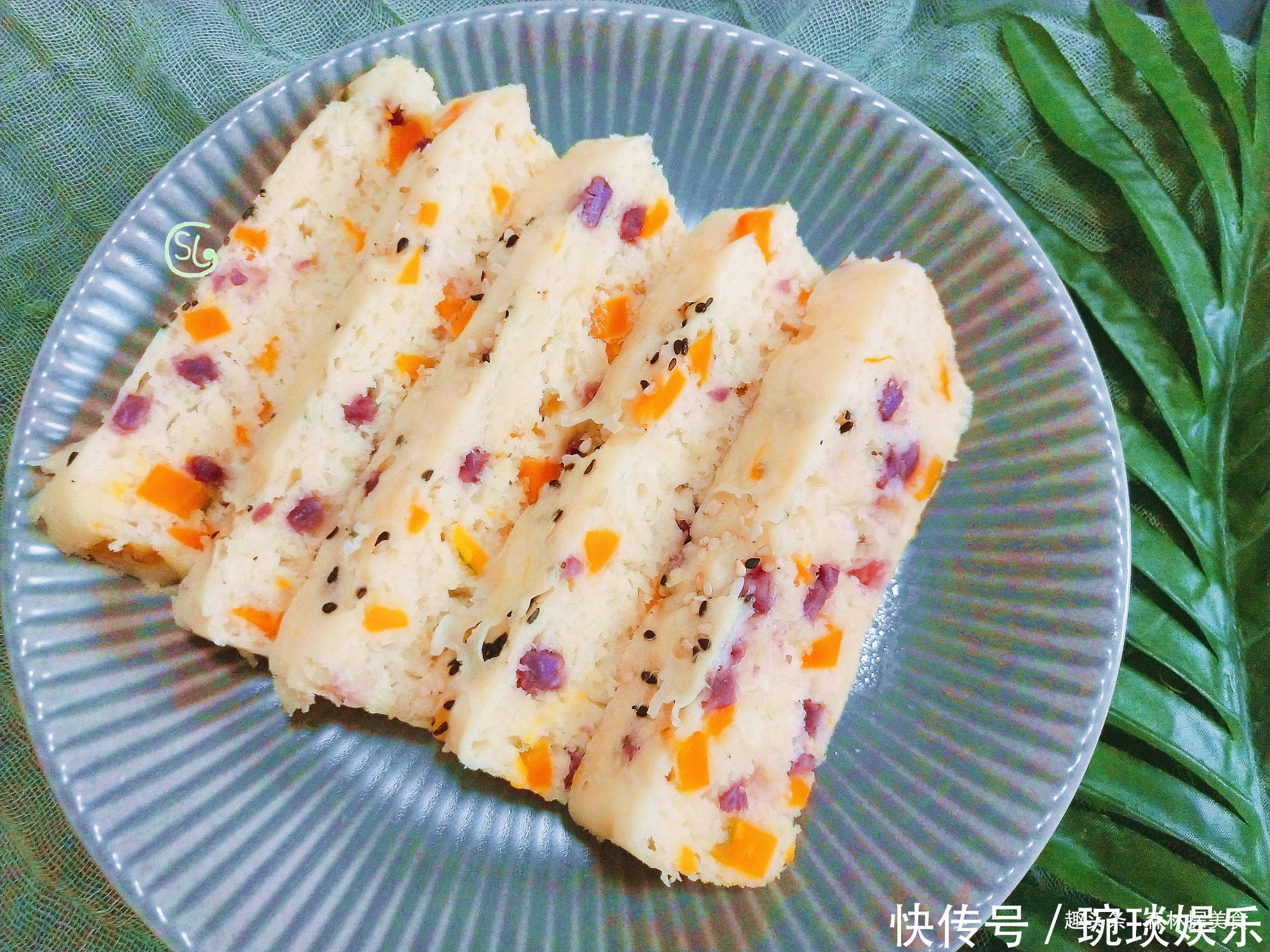  |南瓜和紫薯这个做法还是第一次见，松软香甜，学会早餐不发愁