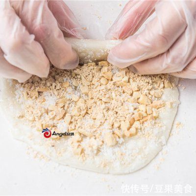 卡糖|香脆又软糯的花生糯米卷~层层有料，平底锅版