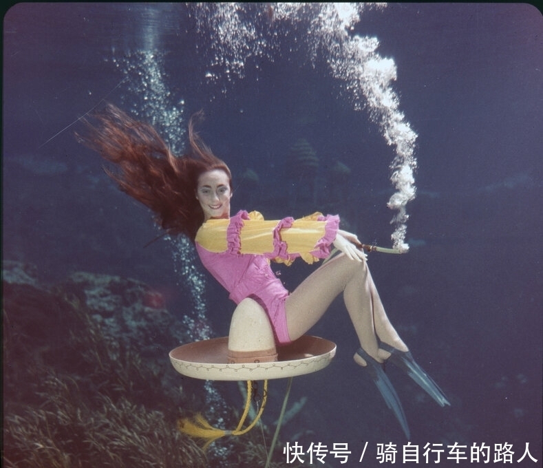 美丽|老照片 1959年美国水下舞蹈表演 美丽的美人鱼
