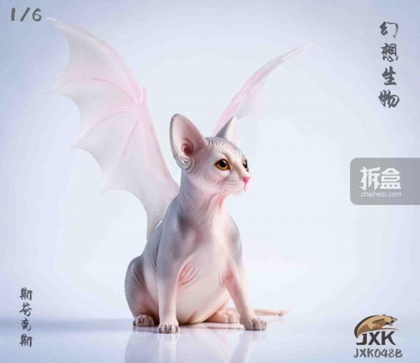 幻想|JXK.STUDIO 幻想生物之无毛猫 斯芬克斯蝠猫 1/6动物模型