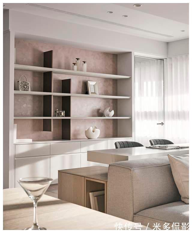 一刚一柔|爱花的夫妻俩晒出132㎡新房,全屋没用一盆绿植,却高级的自然