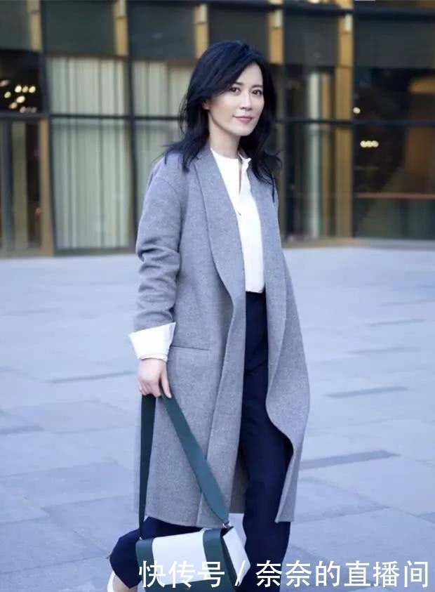 气质|气质款大衣,搭人人都爱的阔腿裤,让你拥有女神范