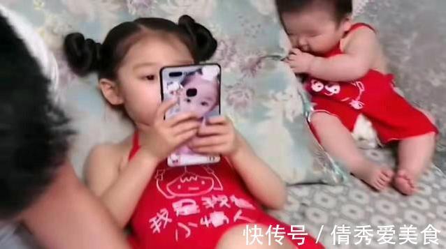 小情人|爸爸喂女儿吃西瓜,镜头转向儿子,网友笑岔气:儿子充话费送的吧