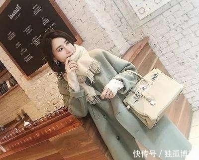 毛呢外套|发现:焦糖色早过时,现主流森系大衣+赫本裙,保暖清新巨减龄