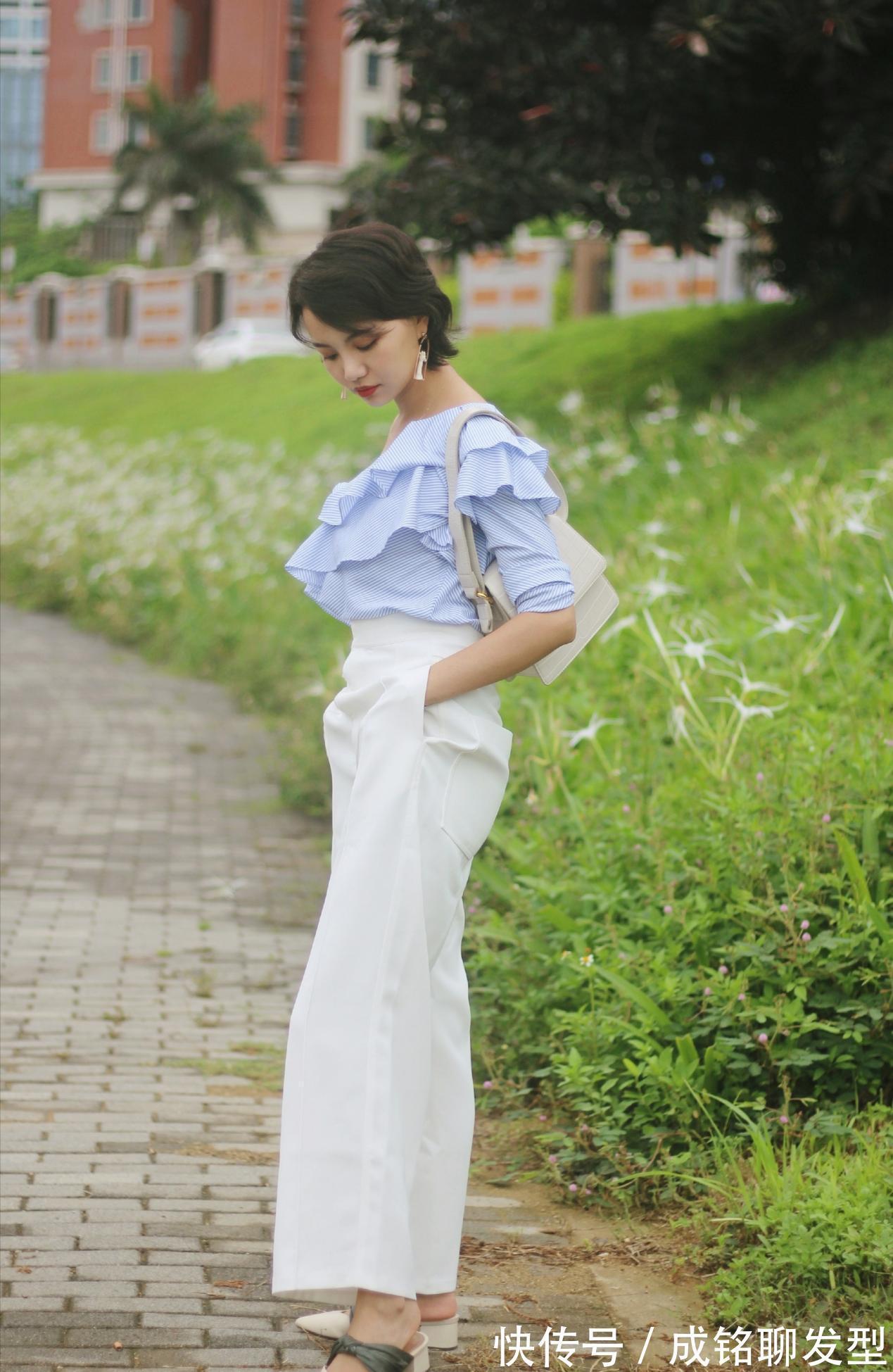 上衣|不管你多矮，建议学一下这几位小个子博主的穿搭，显高显瘦显气质