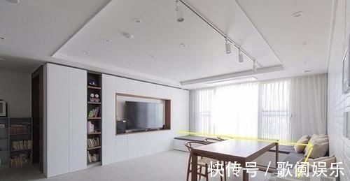 客厅|客厅不买沙发不要茶几,机智如我装个L型卡座,谁见了都得夸一夸