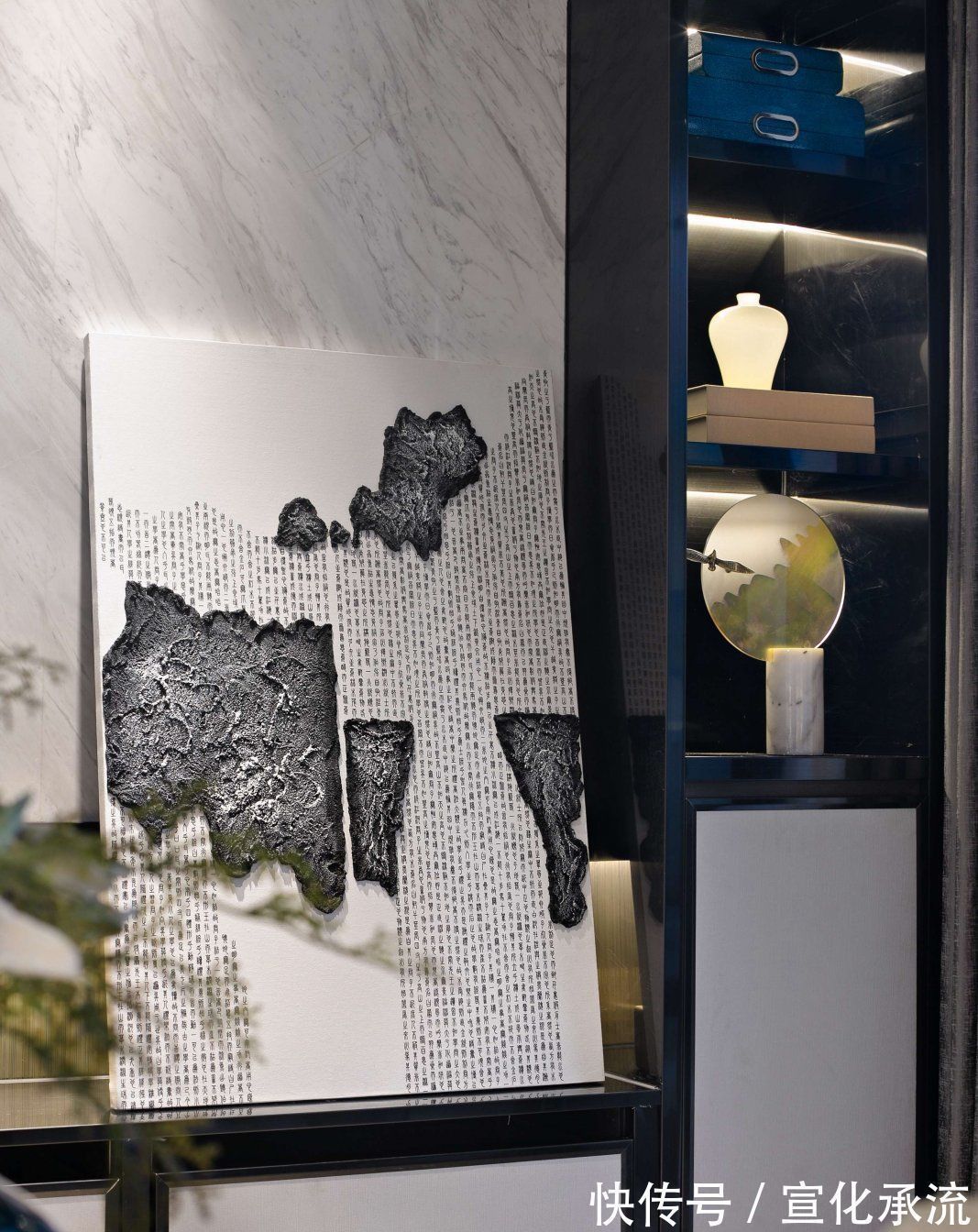 摆件|当诗意遇见新中式,142㎡最美之家,一入户,客厅就足够惊艳到你