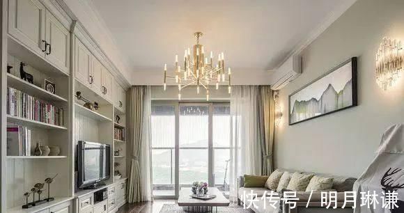 新家|终于入住新家,敢说全小区最漂亮,客厅打一排柜子,邻居都来效仿