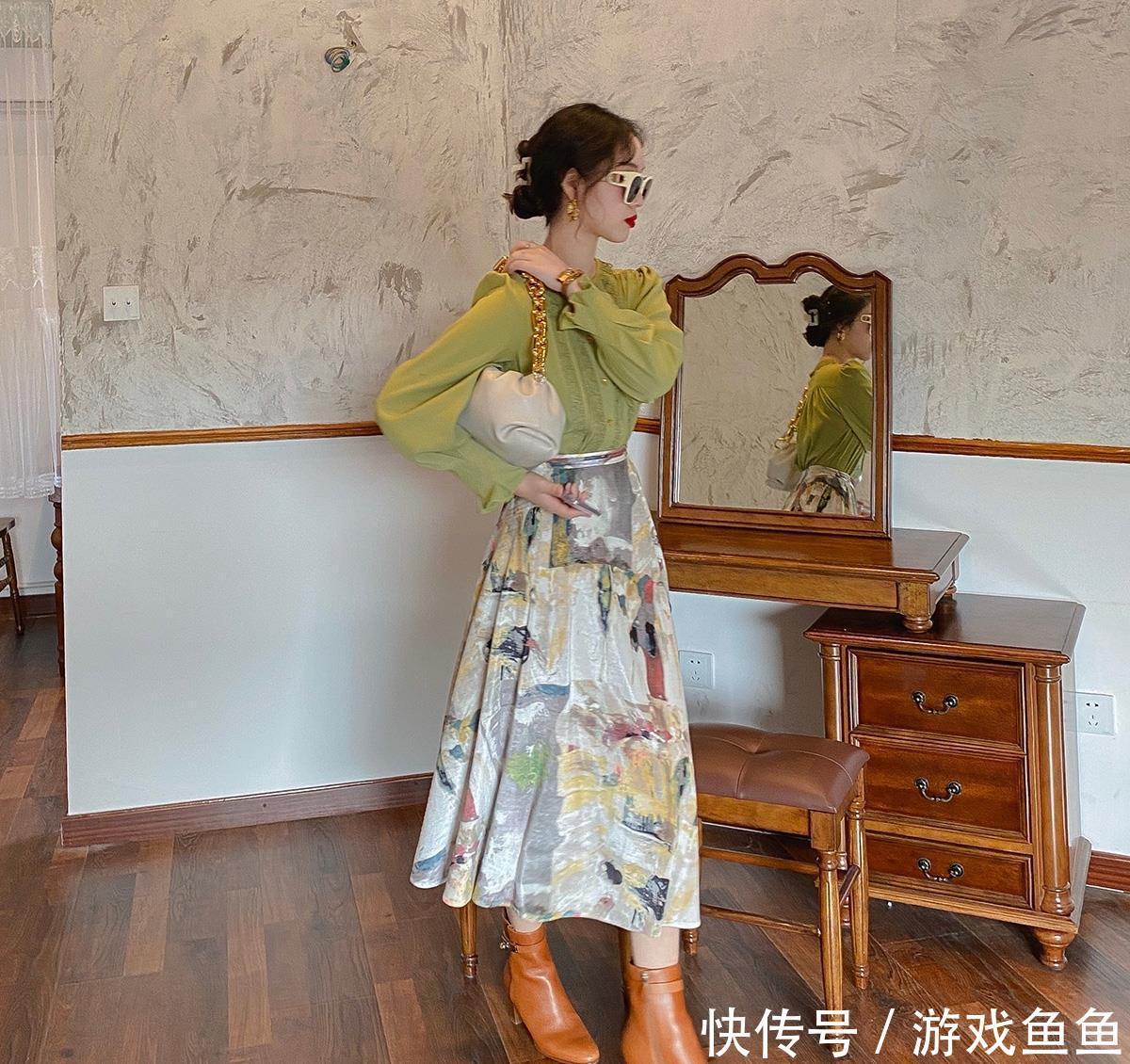 高级感|“衬衫+半身裙”太普通?6个思路提升高级感气质,这样穿很优雅
