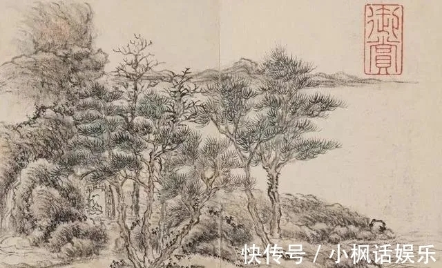 董邦达$一个拿皇家俸禄的画家|董邦达小品山水画