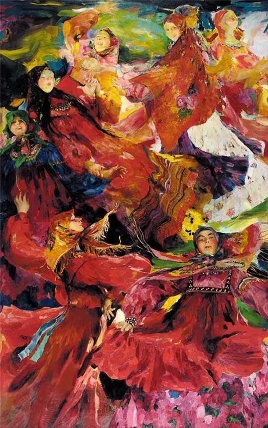 彼得堡&色彩这么艳丽,居然是列宾工作室出来的画家