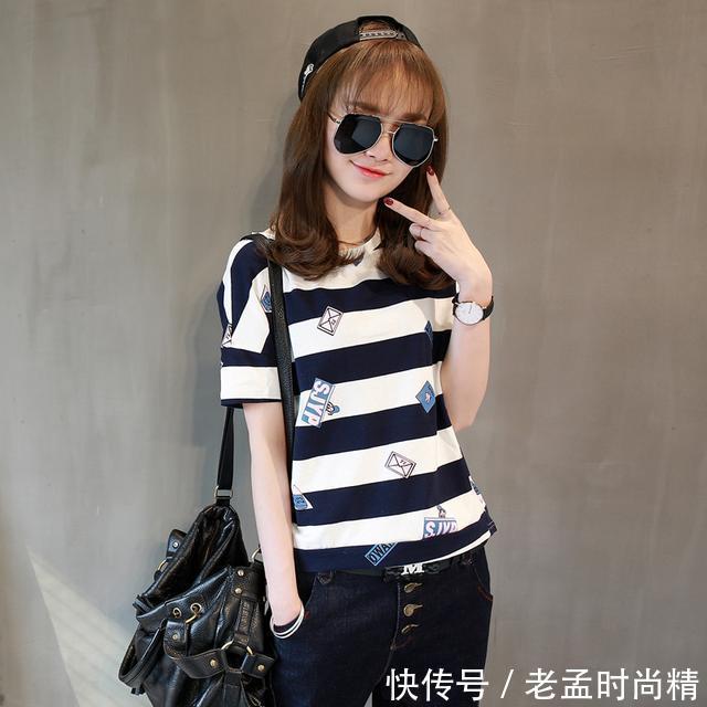 赘肉|百搭条纹T恤,减龄显瘦掩藏赘肉,最经典的时尚