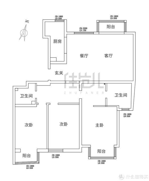 卫浴|绝!5口之家0杂物,只靠1扇门实现卫浴三分离