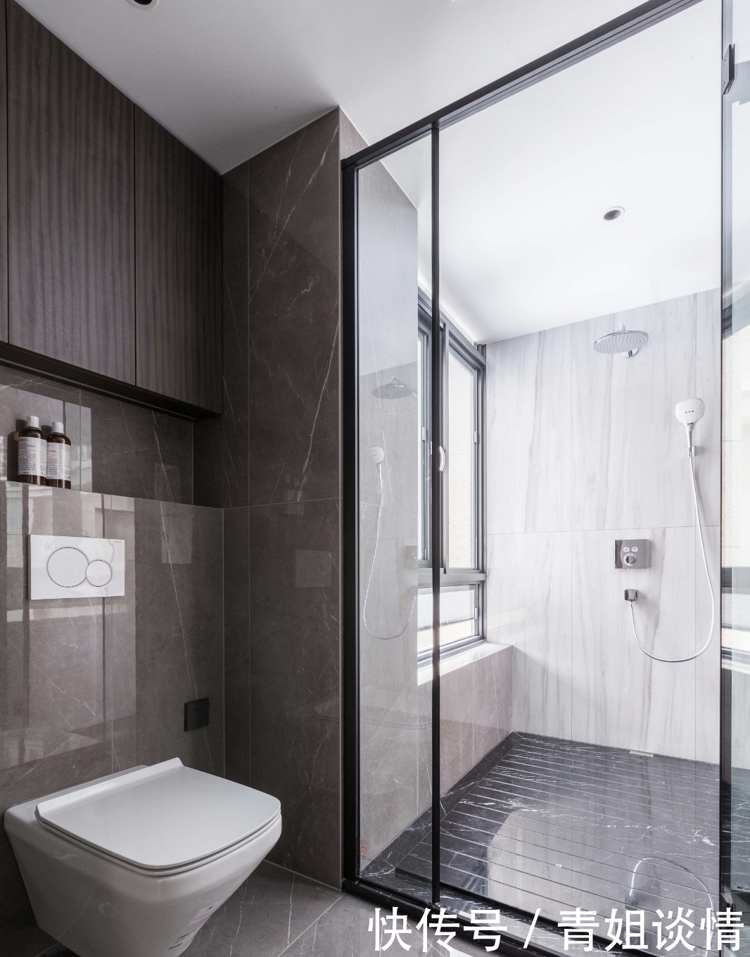 朱砂红|这才是我的理想之家,220㎡大平层设计,进门就被客厅吸引了