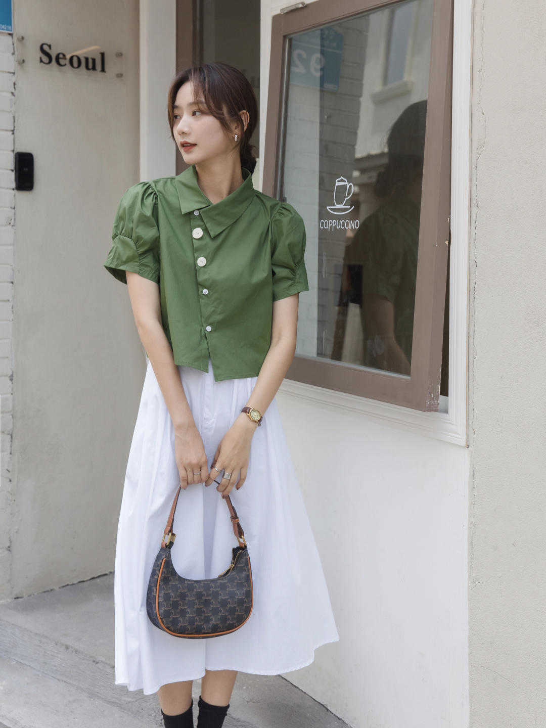 曲线|半身裙的N种搭配方法,简约大气又高级,实用性强