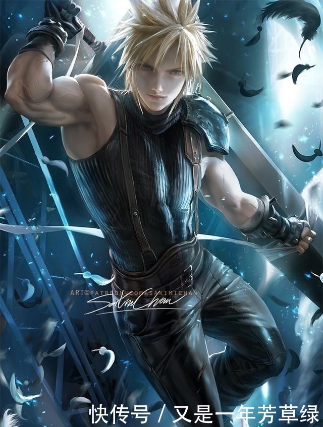 动漫人物遇上写实风，雷姆比想象的漂亮，克劳德也太帅了