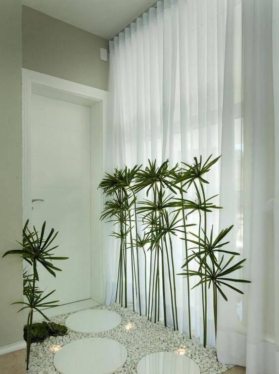 庭院|头一次见到户型不带院子,偏偏要在室内建庭院,没想到还这么漂亮