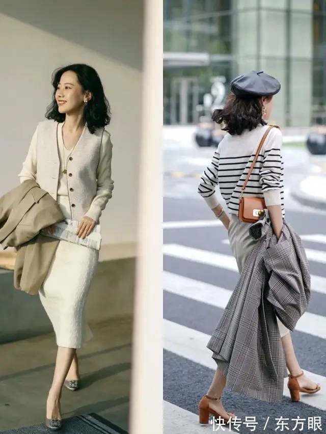 高跟鞋 中年女性初秋这样穿,不挑身材还时髦,优雅十足!