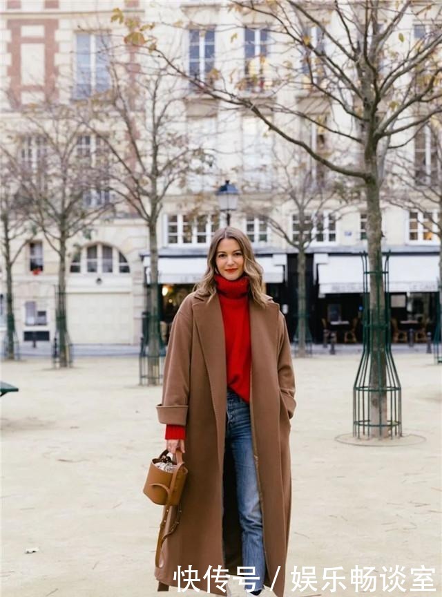 气质|同样是驼色大衣,为什么她穿上比你显白显气质?配色和内搭都重要