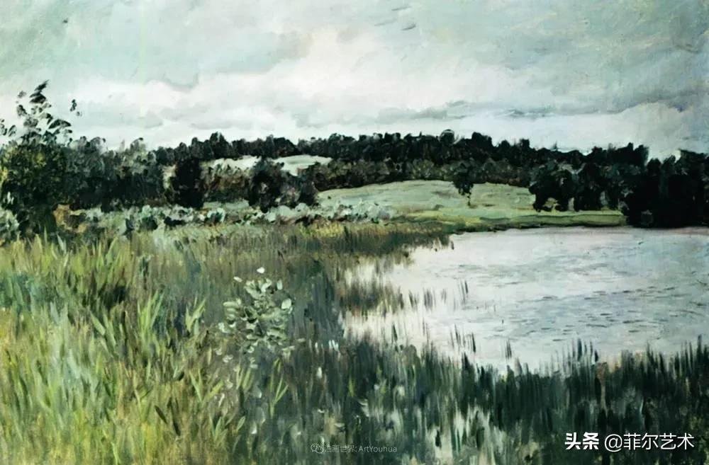大自然!艾萨克·伊里奇·列维坦油画作品用笔洗练,情感充沛,极富诗意