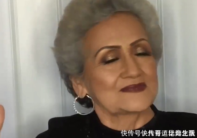 老太太|93岁老太挑战“化妆术”,瞬间逆袭成女神,效果立竿见影
